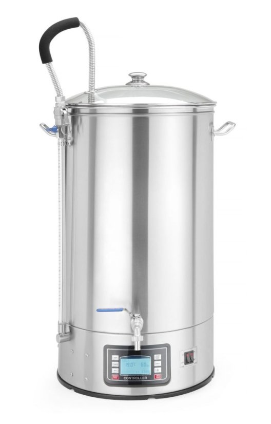 Kotel na vaření piva, HENDI, 60 l, 60L, 230V/3000W, ⌀400x(H)780mm Kotel na vaření piva, HENDI, 60 l, 60L, 230V/3000W, ⌀400x(H)780mm