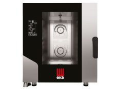 Konvektomat Millennial Black Mask Gastro 7× GN 1/1, elektrická, Tecnoeka, Millennial Black Mask, LEFT DOOR, 400V/10400W, 730x849x(H)850mm