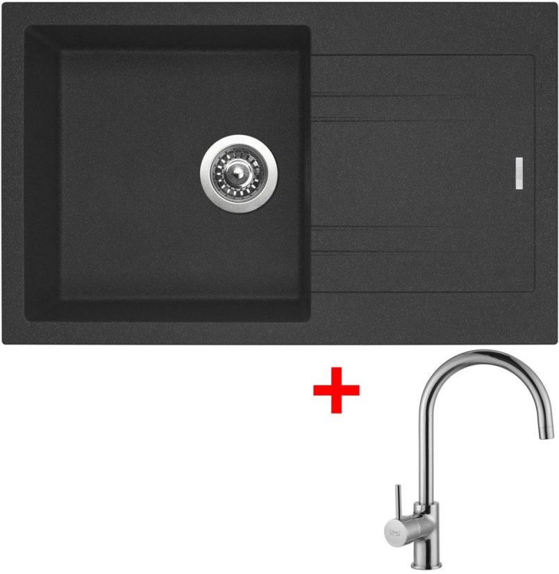 Sinks LINEA 780 Granblack + Vitalia Sinks LINEA 780 Granblack + Vitalia