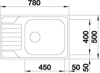 Blanco DINAS XL 6 S Compact nerez kartáčovaný s excentrem