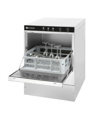 Myčka na sklo 40x40 - elektromechanické řízení, HENDI, 230V/2800W, 470x510x(H)710mm