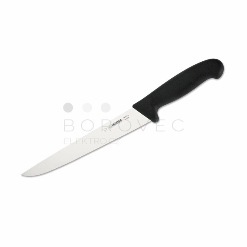 GIESSER nůž jateční G 3005 21cm černý GIESSER nůž jateční G 3005 21cm černý