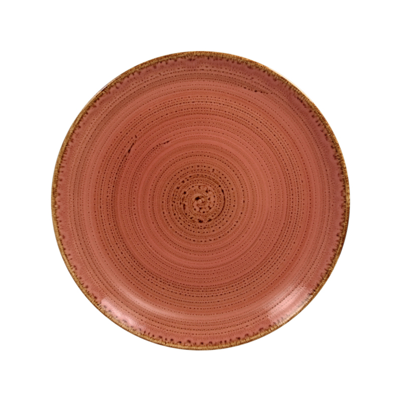RAK Porcelain RAK Twirl talíř mělký 27 cm – coral | RAK-TWNNPR27CO RAK Porcelain RAK Twirl talíř mělký 27 cm – coral | RAK-TWNNPR27CO
