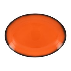 RAK Porcelain RAK Talíř oválný 32 x 23 cm, oranžová | RAK-LENNOP32OR