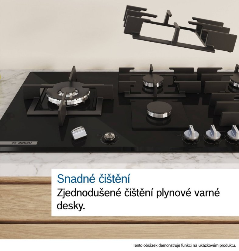 Plynová varná deska Bosch PCQ7A5I95