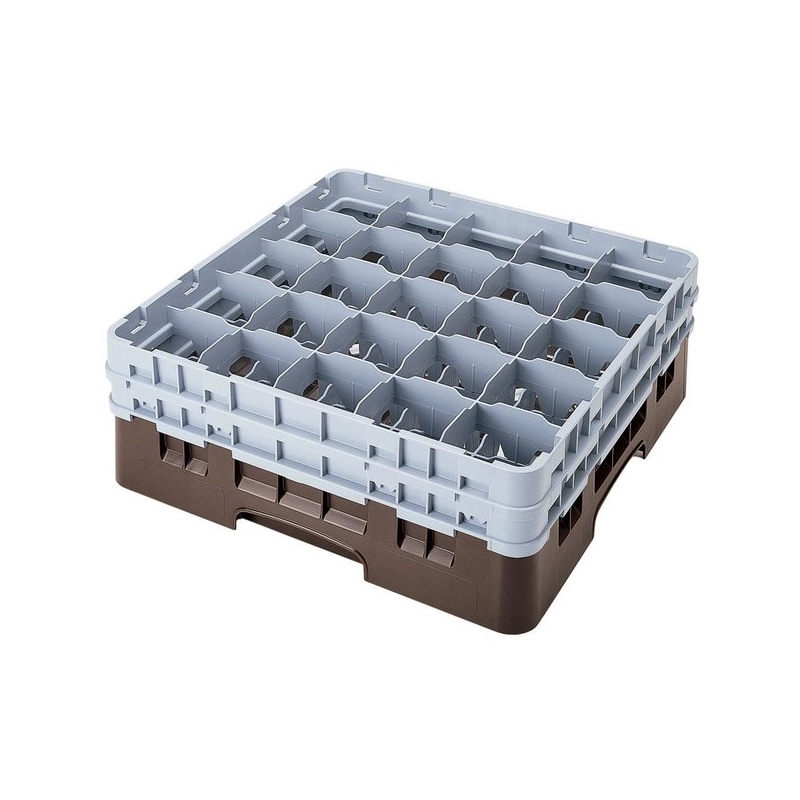 Cambro Koš Camrack 25 pozic, výška sklenice 23,8 cm - Hnědá Cambro Koš Camrack 25 pozic, výška sklenice 23,8 cm - Hnědá