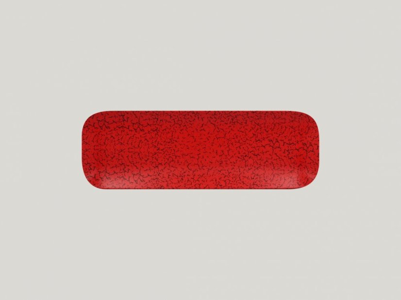 RAK Porcelain RAK Ruby talíř obdélníkový 33 × 11 cm – červená | RAK-RBAURPN33 RAK Porcelain RAK Ruby talíř obdélníkový 33 × 11 cm – červená | RAK-RBAURPN33