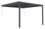 Bioklimatická pergola G21 Trenton Premium 4x4 m, antracitová hliníková