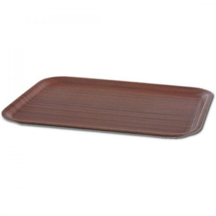 Cambro Podnos Mykonos protiskluzový obdélníkový 32,5 × 53 cm, ořech Cambro Podnos Mykonos protiskluzový obdélníkový 32,5 × 53 cm, ořech
