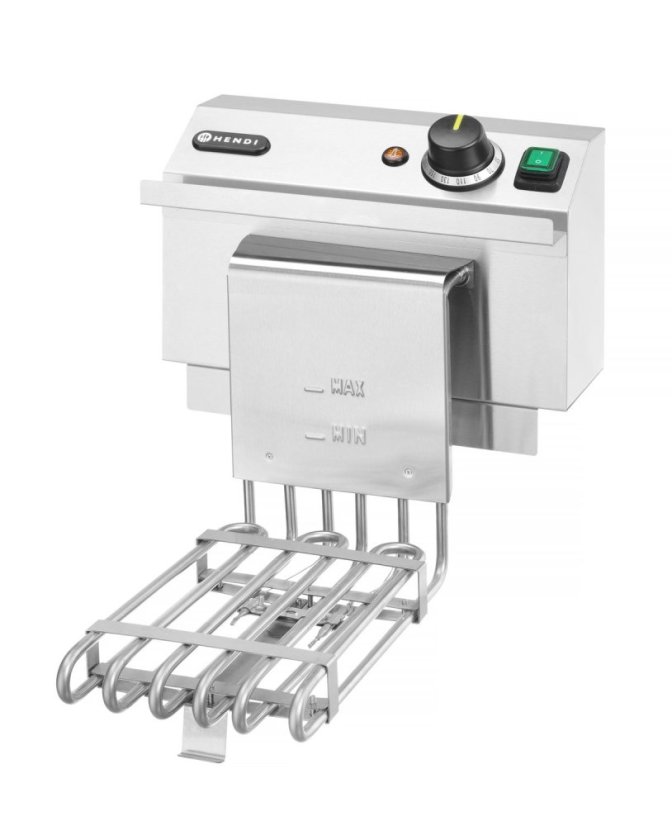 Fritéza XL s vypouštěcím kohoutem HENDI GOLIATH, HENDI, 10L, 400V/10200W, 300x585x(H)392mm