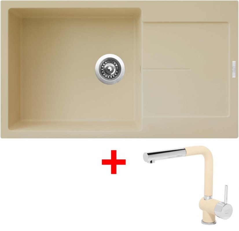 Sinks ULTIMA 860 XXL Sahara + Mix 3 P GR Sinks ULTIMA 860 XXL Sahara + Mix 3 P GR