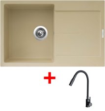 Sinks ULTIMA 790 Sahara + ELASTA S černá matná