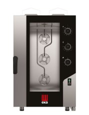 Konvektomat Millennial Smart Gastro, 11x GN 1/1 - elektromechanicky ovládaná, plynová, Tecnoeka, 230V/700W, 17500kW, 730x855x(H)1231mm