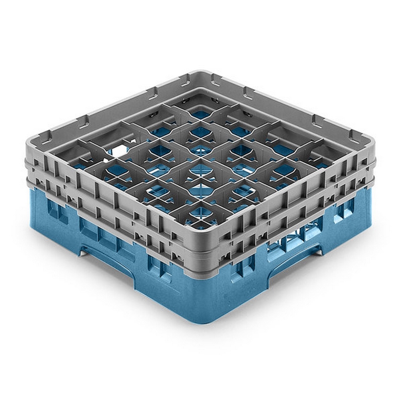 Cambro Koš Camrack 16 pozic, výška sklenice 25,8 cm - Tyrkysová