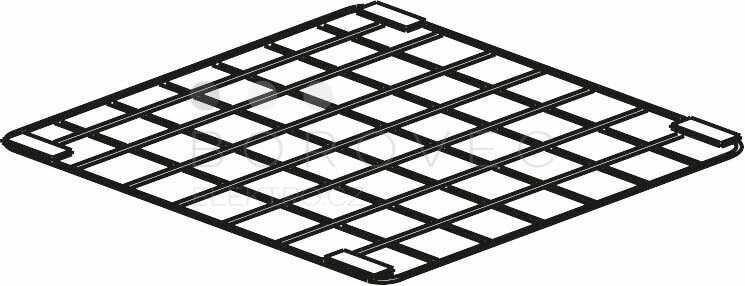 KROMO rošt nerez 500 x 500 mm