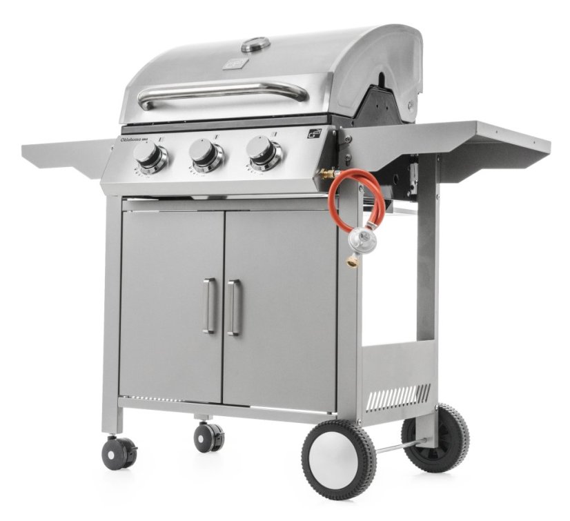 Plynový gril G21 Oklahoma BBQ Premium Line 3 hořáky + zdarma redukční ventil