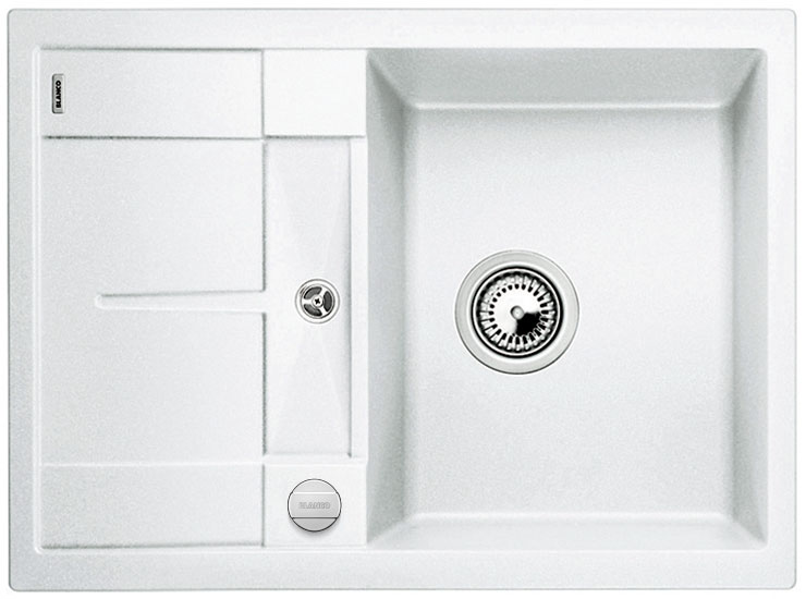 Blanco METRA 45 S Compact Silgranit bílá softoboustranné provedení s excentrem