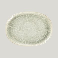 RAK Porcelain Krush talíř oválný 28 × 20,5 cm, světle zelený