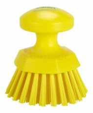 Vikan kartáč ruční kulatý 11cm T/žlutý 38856
