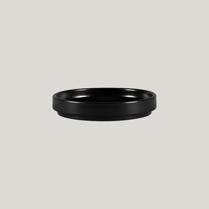 RAK Porcelain RAK Nordic talíř mělký bez okraje pr. 12 cm, černý | RAK-NOLD12BKM RAK Porcelain RAK Nordic talíř mělký bez okraje pr. 12 cm, černý | RAK-NOLD12BKM