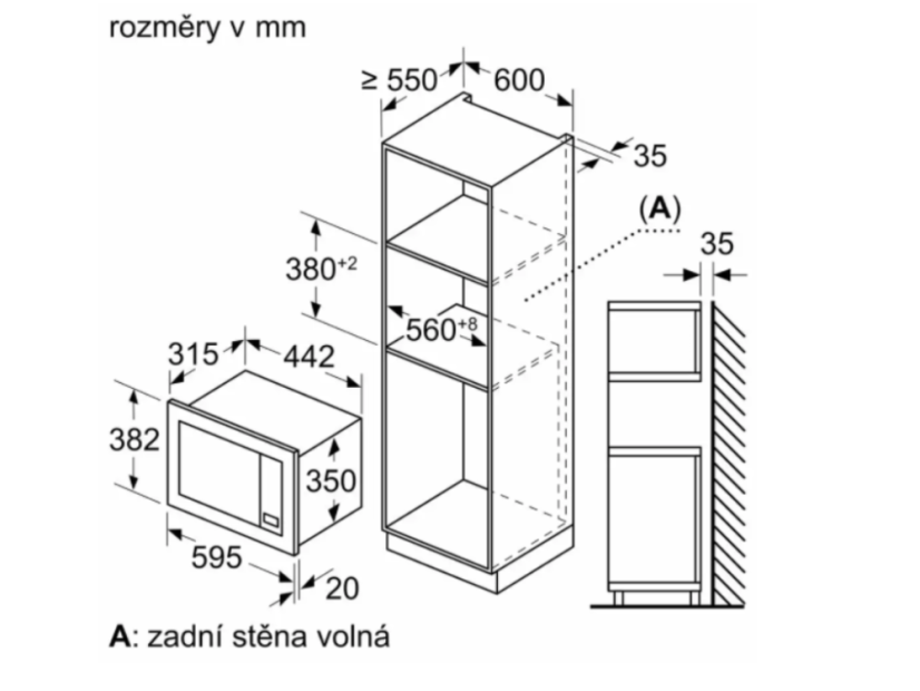 Mikrovlnná trouba Bosch BFL623MS3
