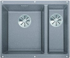 Blanco SUBLINE 340/160 U InFino Silgranit aluminium bez táhla dřez vlevo
