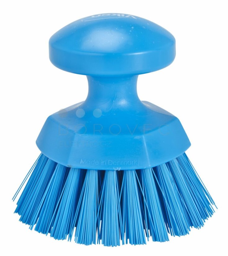 Vikan kartáč ruční kulatý 11cm T/modrý 38853