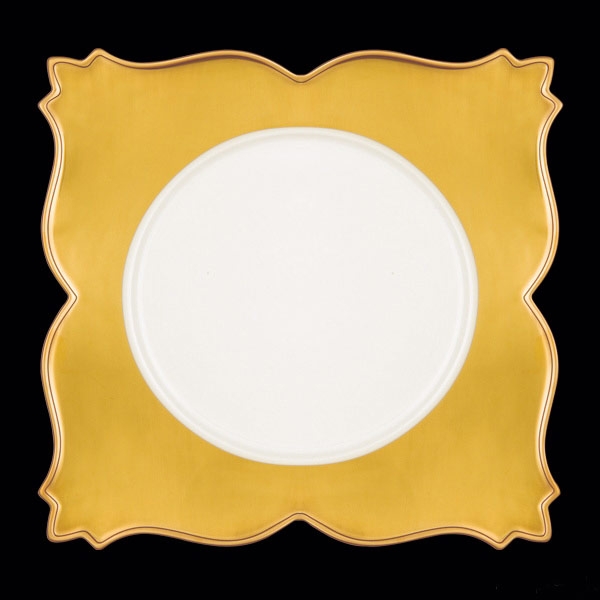 RAK Porcelain RAK Golden talíř čtvercový – King Golden 26 cm | RAK-KQSP26 RAK Porcelain RAK Golden talíř čtvercový – King Golden 26 cm | RAK-KQSP26