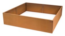 Vyvýšený záhon G21 132 x 32 x 132 cm, Corten