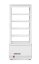 Chlazená skříň displeje, 98 l, Arktic, bílá, 230V/210W, 397x444x(H)1100mm