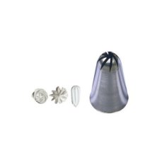 de Buyer Koncovka lisovaná růže pr. 9 mm