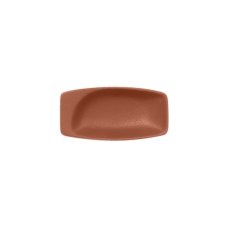 RAK Porcelain RAK Talíř obdélný 11 × 5,5 cm, hnědá | RAK-NFMZMR11BW