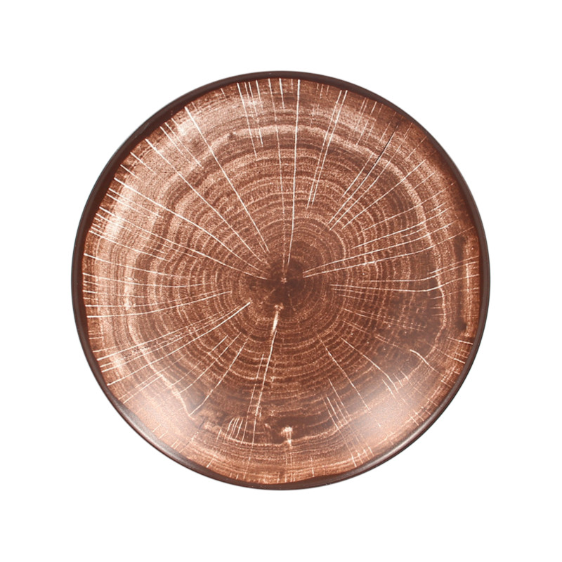 RAK Porcelain RAK Woodart talíř hluboký 26 cm – tmavě hnědá | RAK-WDBUBC26OB RAK Porcelain RAK Woodart talíř hluboký 26 cm – tmavě hnědá | RAK-WDBUBC26OB