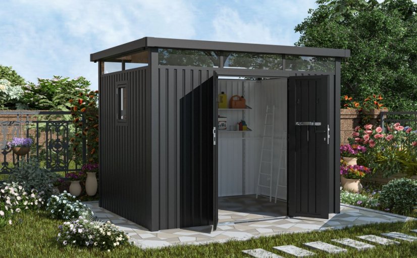 Zahradní domek G21 Atlanta 676 - 294 x 230 cm, slate grey