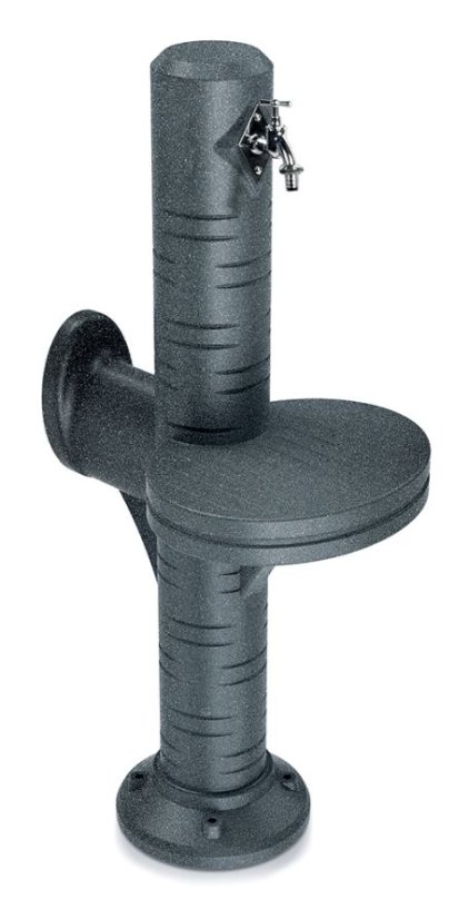 Zahradní sloupek Prosperplast s kohoutkem FREZE - barva: granit Zahradní sloupek Prosperplast s kohoutkem FREZE - barva: granit