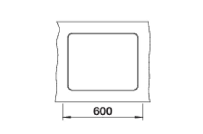 Blanco ETAGON 500 F InFino Silgranit černá bez excentru s pojezdy