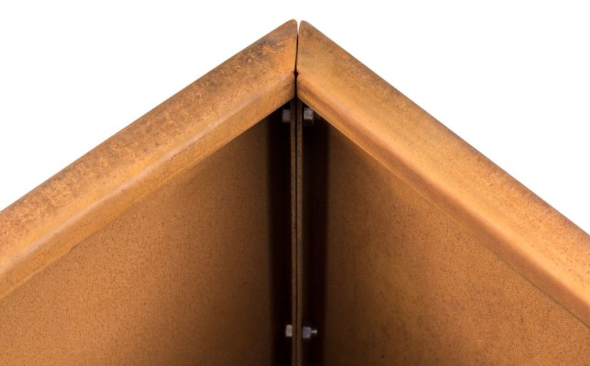 Květináč G21 Corten Square, 30 x 60 x 30 cm