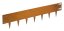 Zahradní obrubník G21 107,5 x 15 cm, Corten