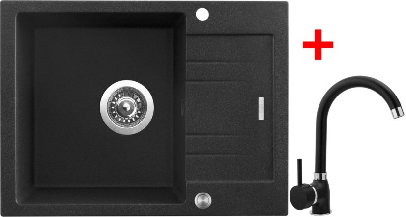 Sinks RAPID 580 XC Granblack + Polo GR Sinks RAPID 580 XC Granblack + Polo GR
