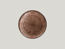 RAK Porcelain RAK Woodart talíř mělký coupe 24 cm – tmavě hnědá | RAK-WDNNPR24OB