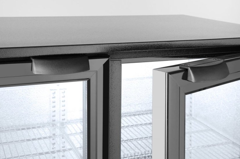 Zadní barová dvoudveřová chladnička, Arktic, 158L, Černá, 230V/160W, 900x530x(H)865mm