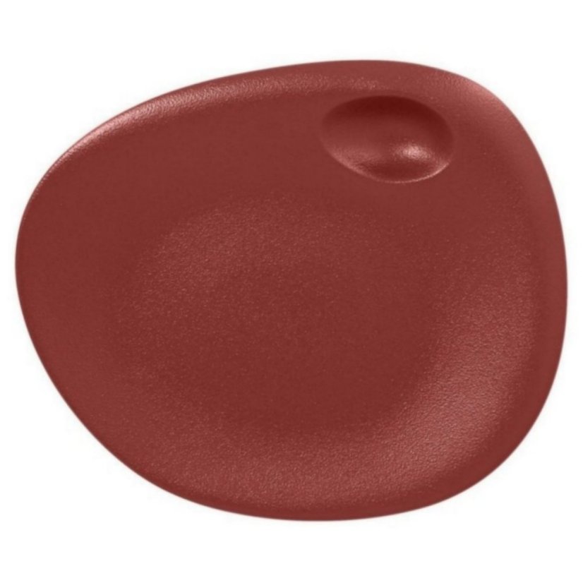 RAK Porcelain RAK Talíř s důlkem 31 × 26,5 cm, tmavě červená | RAK-NFNBFP31DR RAK Porcelain RAK Talíř s důlkem 31 × 26,5 cm, tmavě červená | RAK-NFNBFP31DR