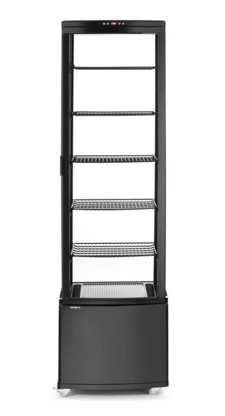 Chlazená skříň displeje, 270 l, Arktic, Černá, 230V/290W, 520x550x(H)1870mm