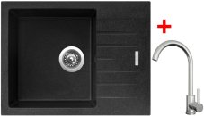 Sinks PERFECTO 650 Granblack + ARCO celonerezová