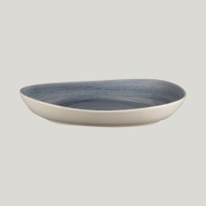 RAK Porcelain RAK Spot talíř hluboký 28 × 22,5 cm, šedomodrý | RAK-SJDFLDP28