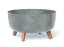 Květináč Prosperplast GRACIA LOW 38 cm beton effect