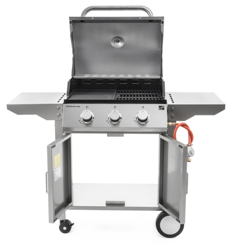 Plynový gril G21 Oklahoma BBQ Premium Line 3 hořáky + zdarma redukční ventil