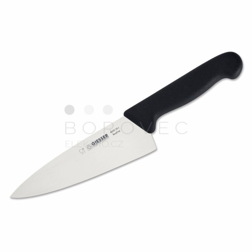 GIESSER nůž kuchařský G 8455 16cm černý GIESSER nůž kuchařský G 8455 16cm černý