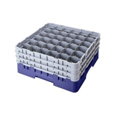 Cambro Koš Camrack 36 pozic, výška sklenice 19,4 cm - Modrá