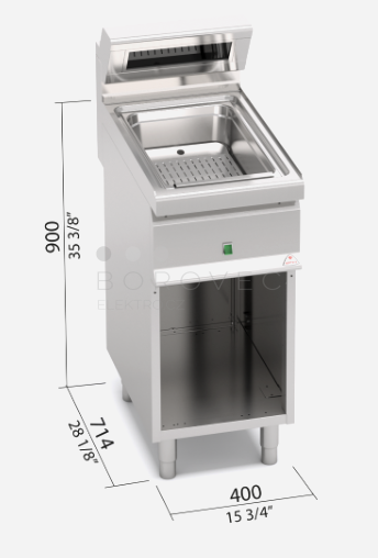 Elektrický ohřívač hranolků Bertos E7SP-4M